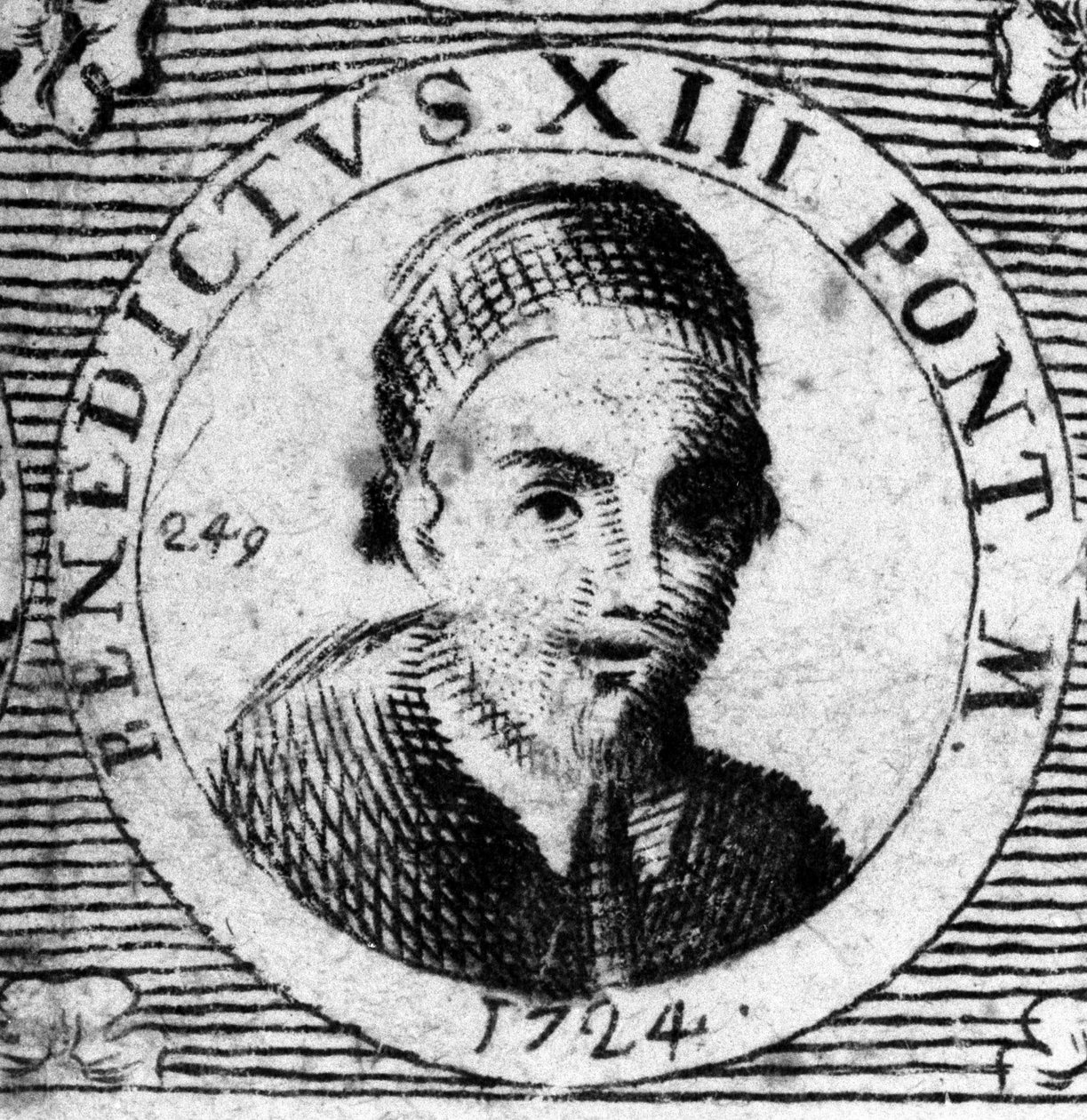 Retrato do Papa (1724-1730) Bento XIII (1649-1730). de Unknown artist