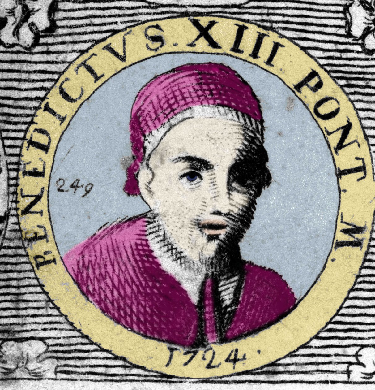 Retrato do Papa (1724-1730) Bento XIII (1649-1730). de Unknown artist