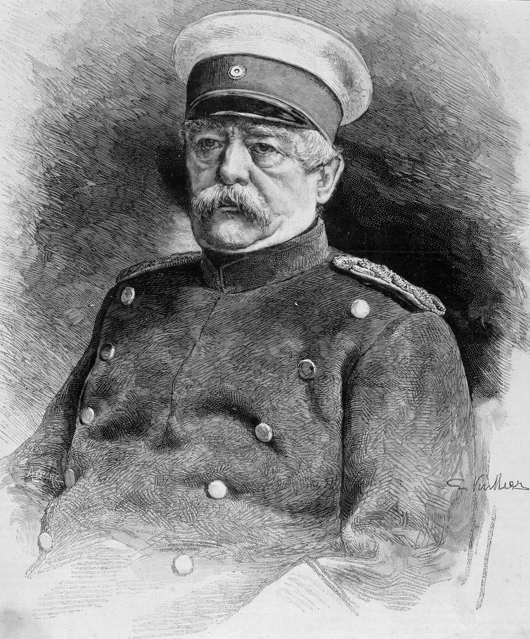 Retrato do Príncipe de Bismarck (1815 - 1898). de Unknown artist