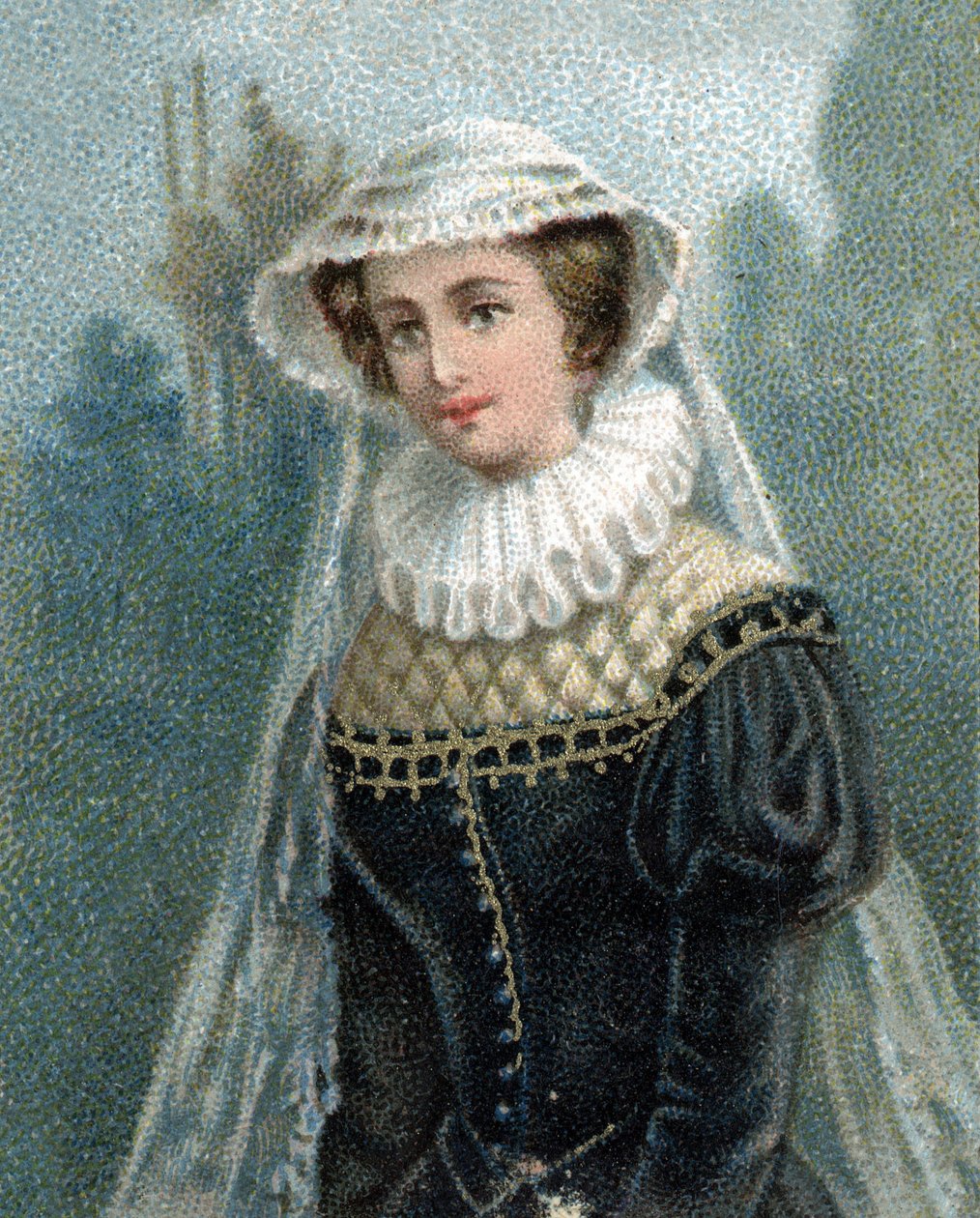 Retrato da Rainha da Escócia Marie Stuart (1542-1587). de Unknown artist
