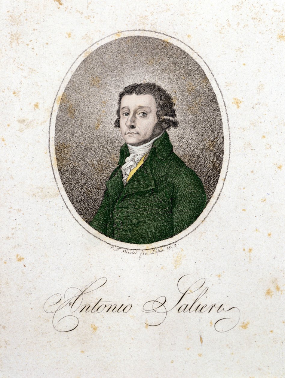 Retrato do compositor Antonio Salieri (1750 - 1825). de Unknown artist
