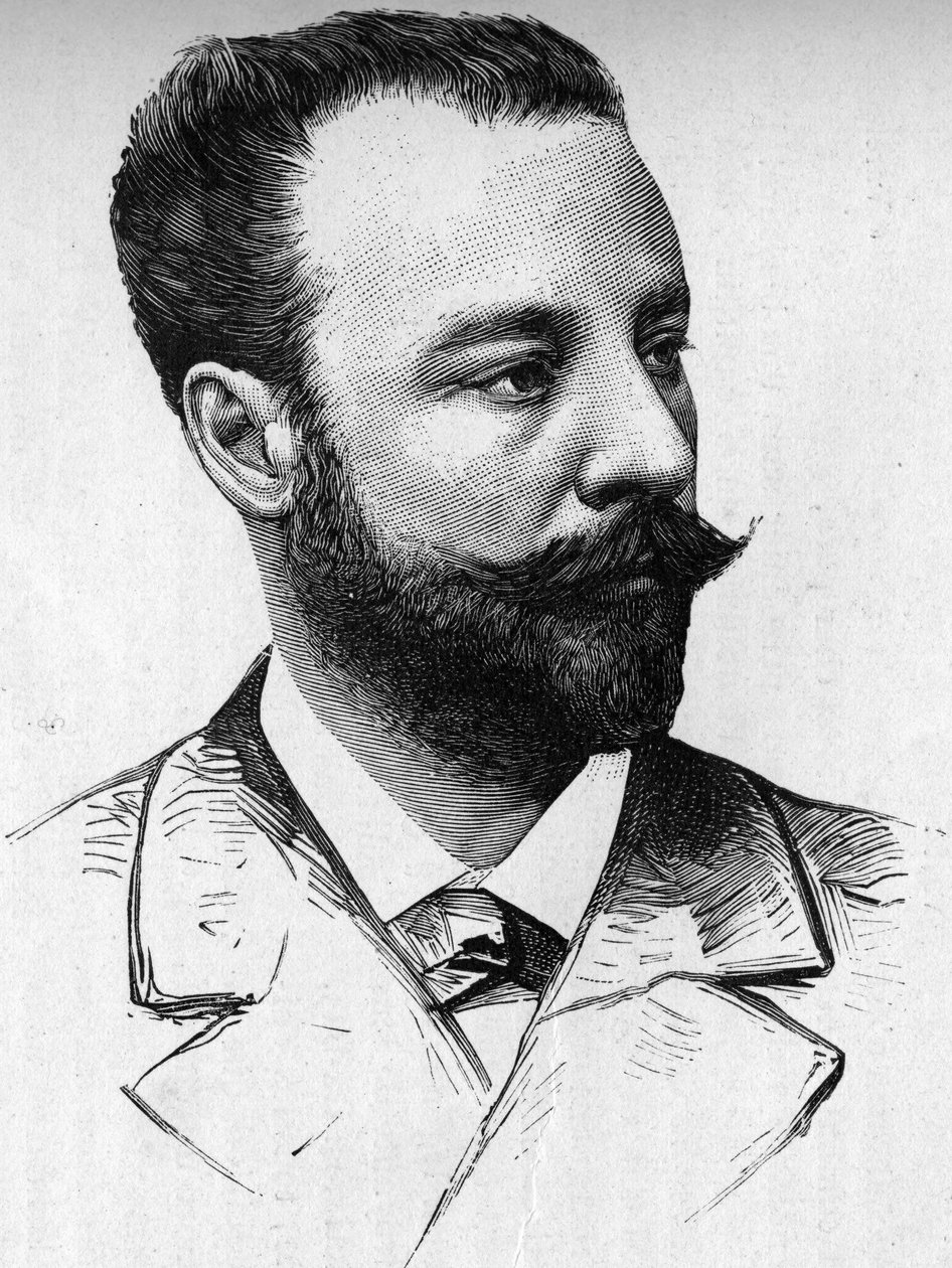 Retrato do escritor Albert Duruy, morto em 1887. de Unknown artist