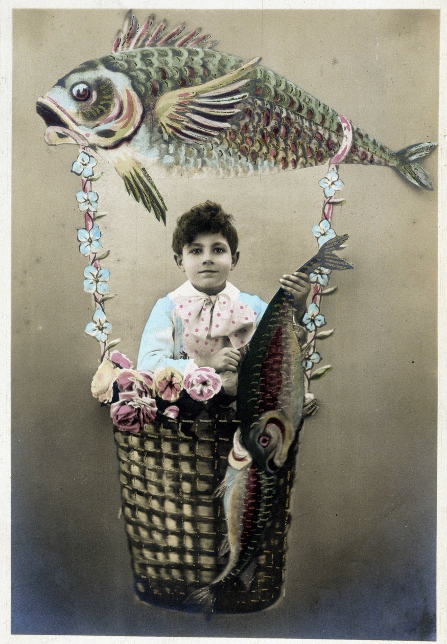 Postal de 1 de abril, início do século XX de Unknown Artist