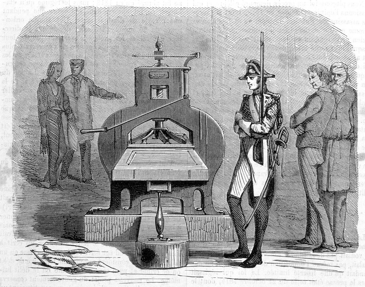 Impressão de imprensa em 1818. de Unknown artist