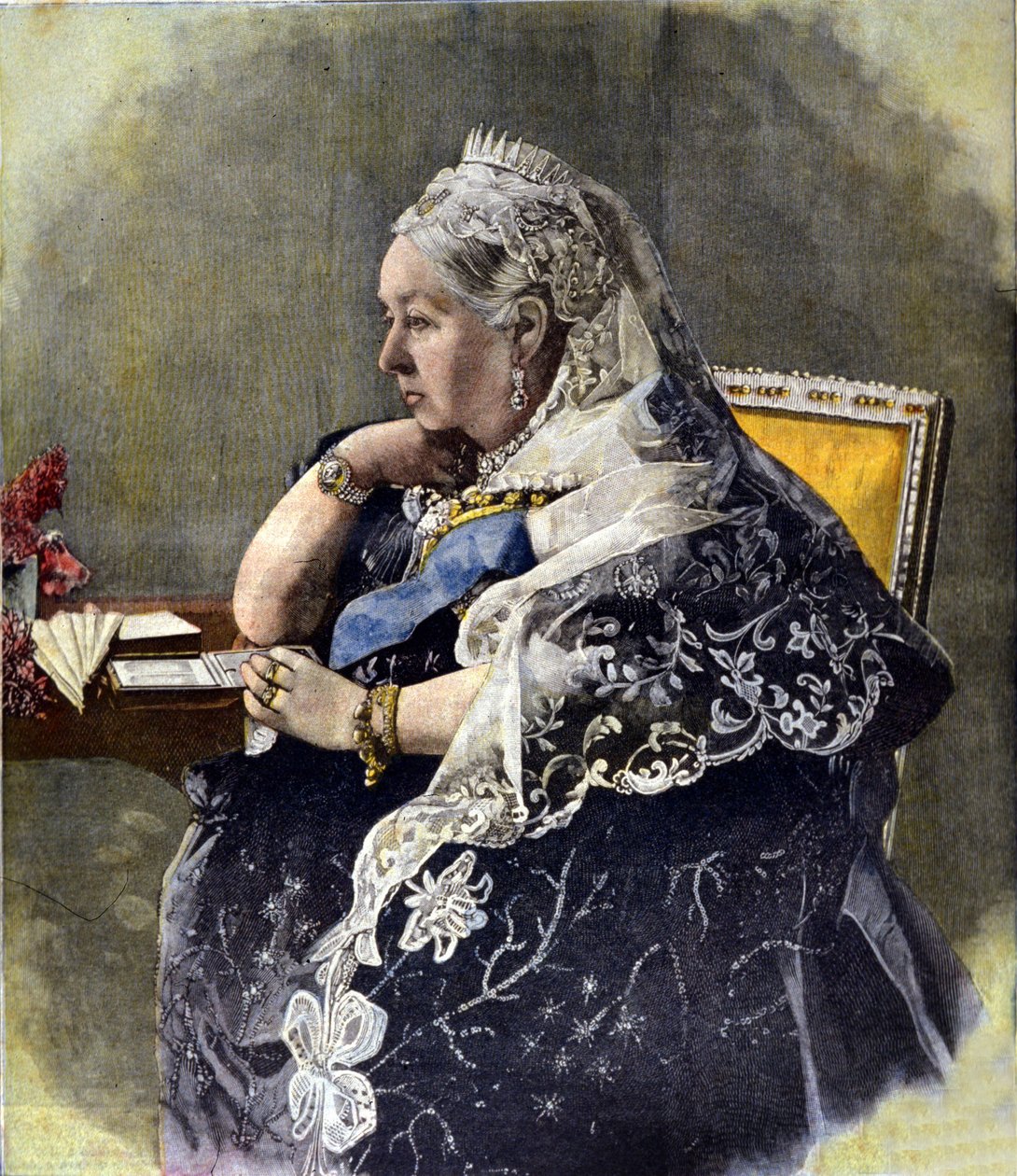 Rainha Vitória I (1819 - 1901) de Unknown artist