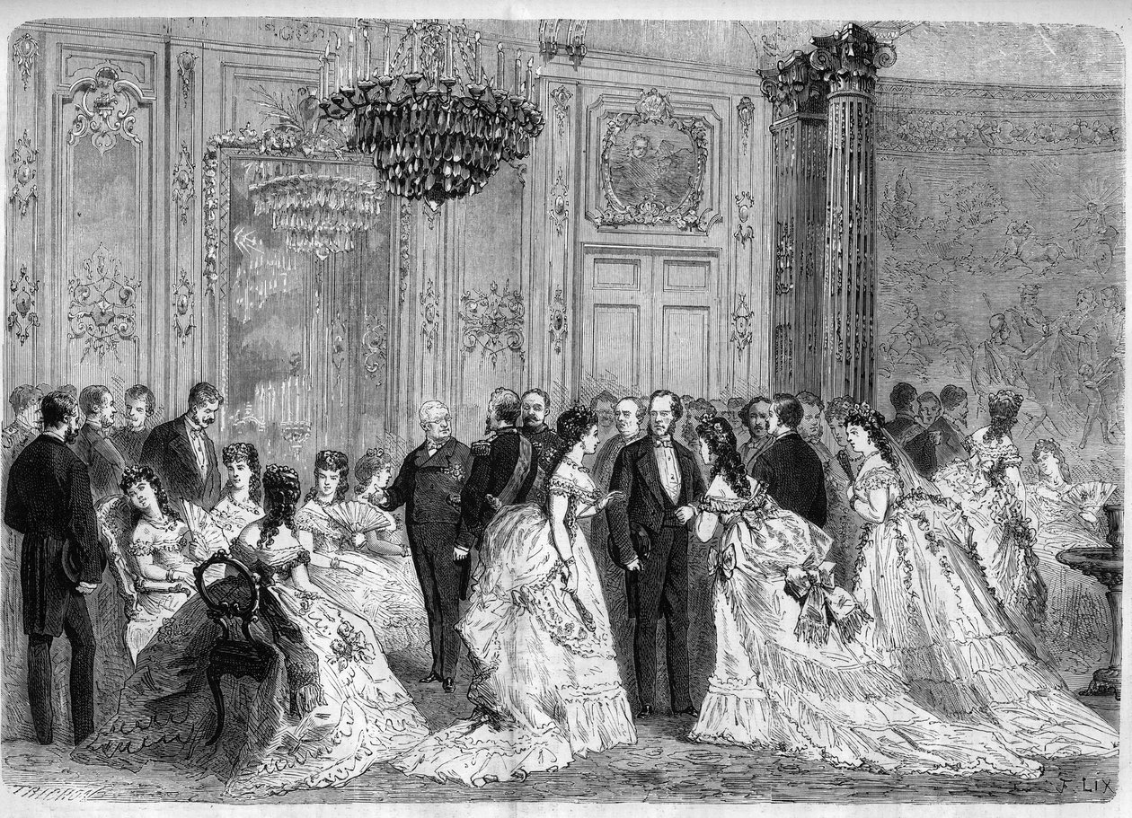 Recepção do Presidente da República Adolphe Thiers no Palais de l