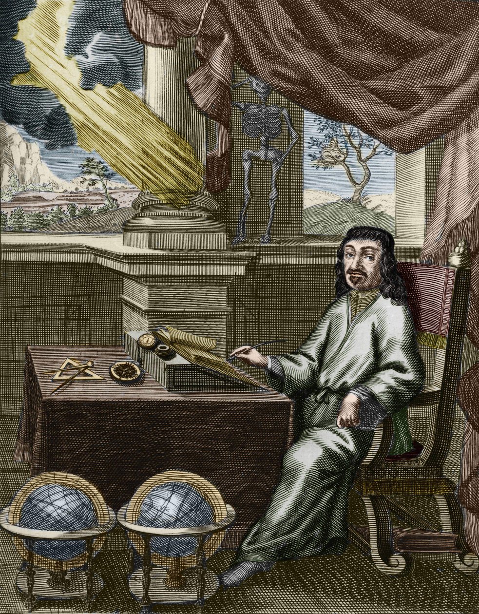 René Descartes (1596-1650), filósofo e matemático francês.