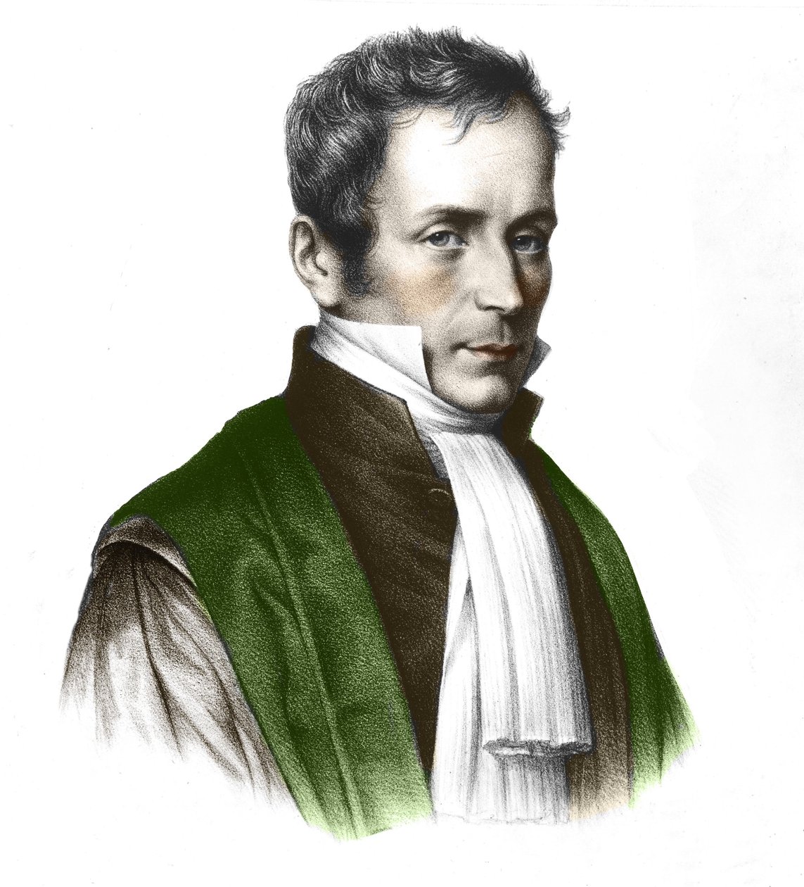 René Théophile Hyacinte Laënnec (1781-1826), médico francês de Unknown artist
