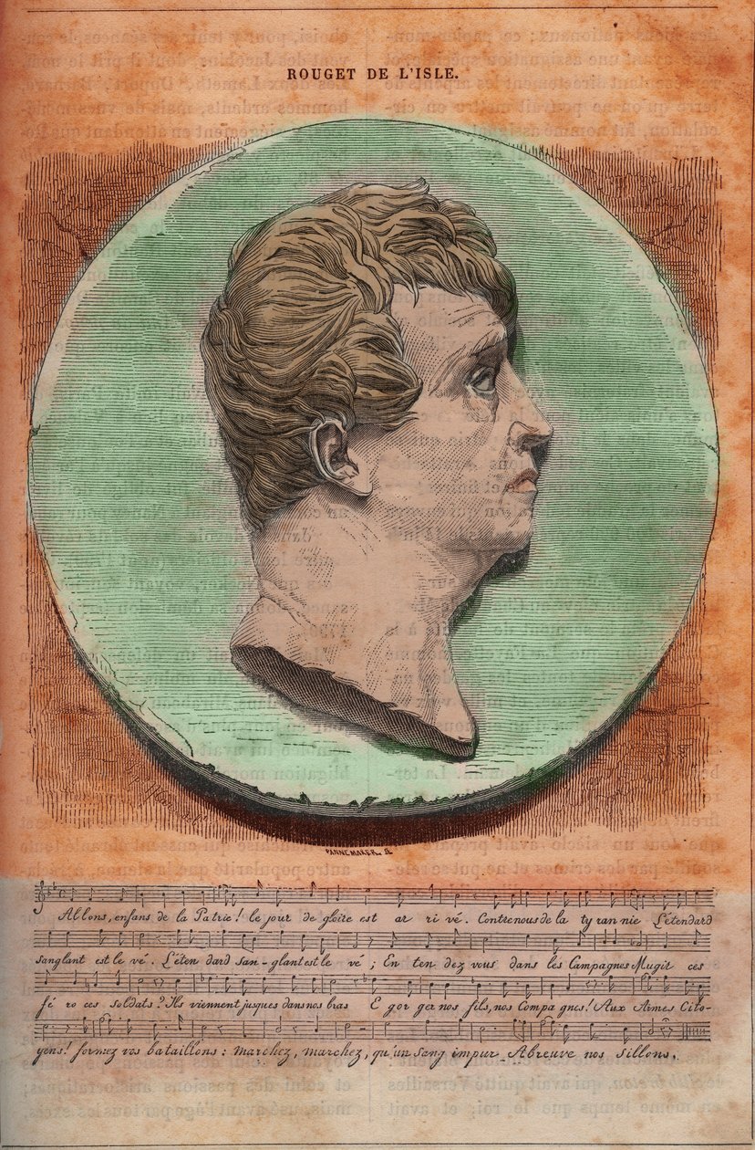 Representação de Claude Joseph Rouget de l