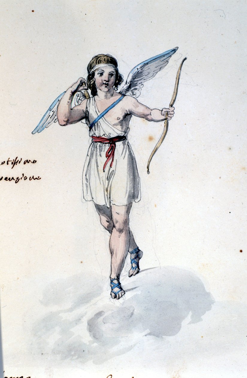 Representação de Cupido (Eros). de Unknown artist