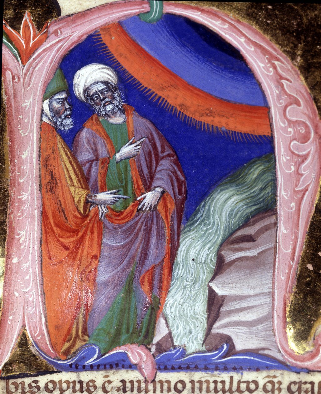Representação de Thales de Miletus, matemático de Unknown artist