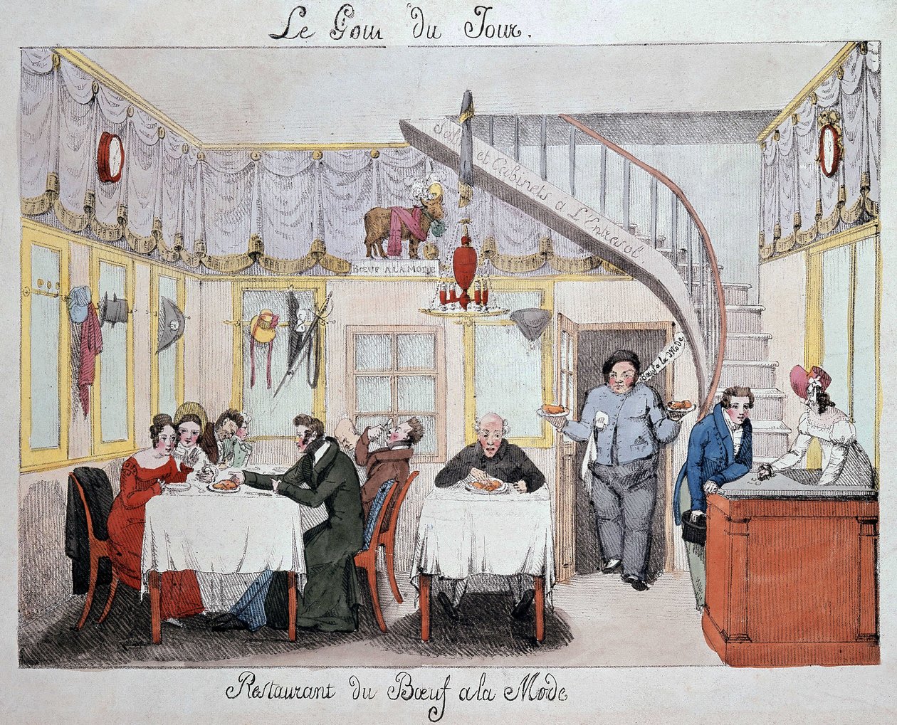 Restaurante "Beef in Fashion" v. 1820 de Unknown artist