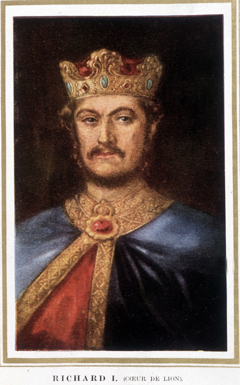 Richard I Heart of Lion - a partir de uma gravura do Museu Britânico de Unknown artist