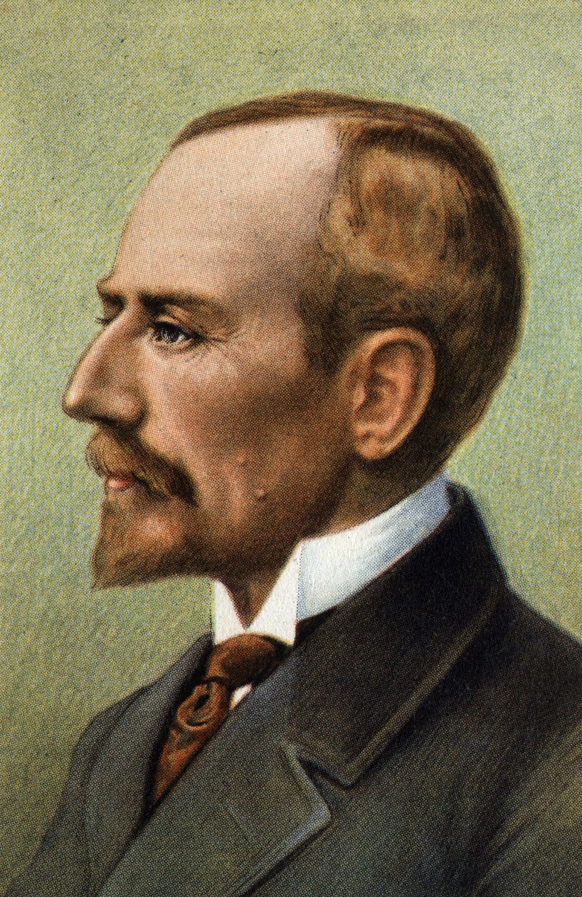 Roald Amundsen, explorador norueguês. de Unknown Artist