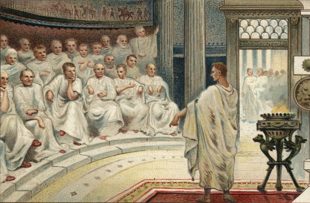 Sistema político romano: O Senado de Unknown artist