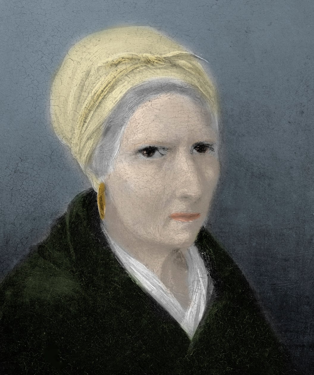 Rosa Raimondi (1776-1852) mãe de Giuseppe Garibaldi - mãe de Giuseppe Garibaldi - desenhando depois de uma pintura anónima. de Unknown artist