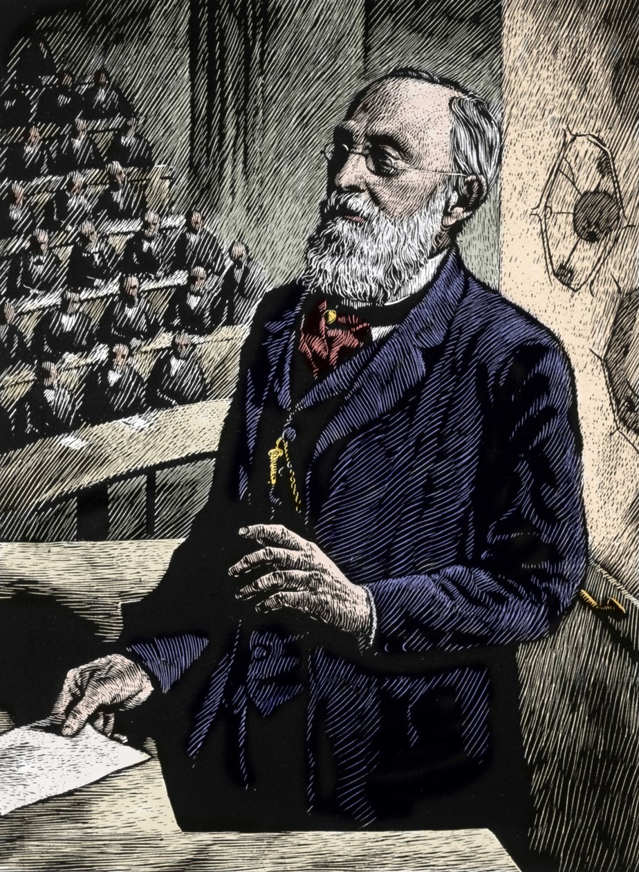 Rudolf Virchow (Virchov) (1821-1902), médico e político alemão. de Unknown artist