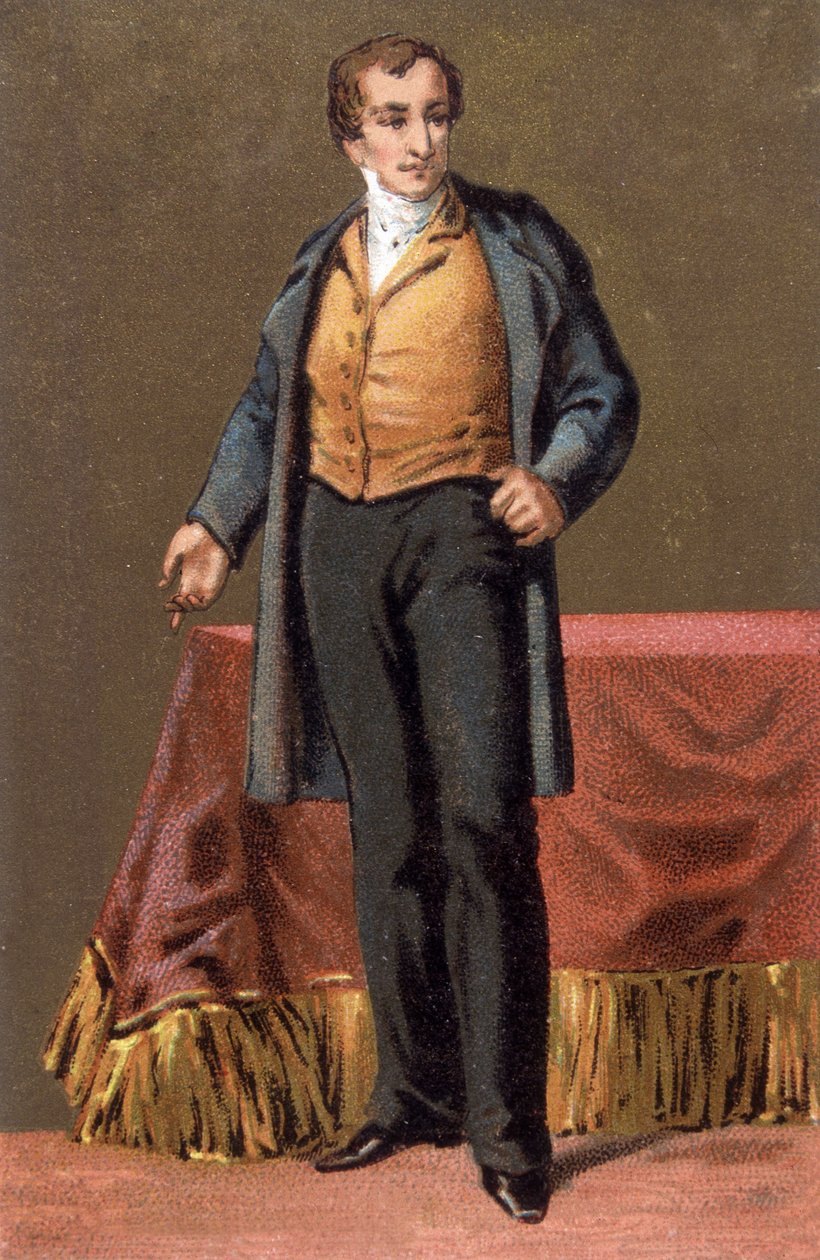 SIR ROBERT PEEL (1788-1850). estadista inglês. de Unknown artist