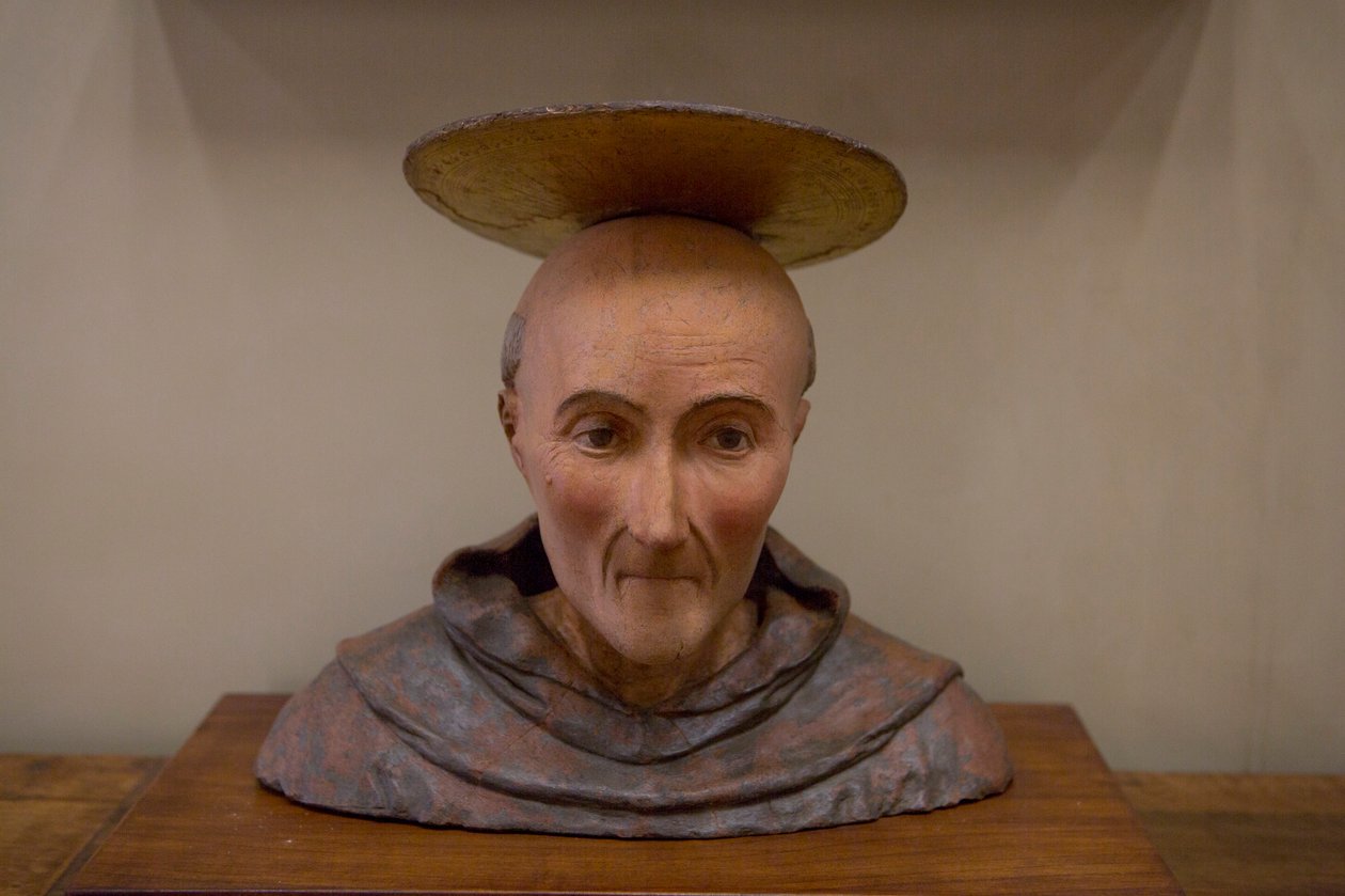 São Bernardino de Siena (terracota) de Unknown artist