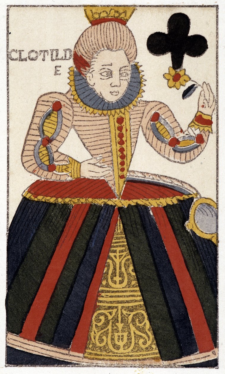 Santa Clothilde Rainha de Todos os Francos. - Saint Clothilde. de Unknown artist