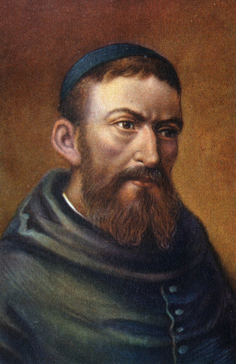 São Damião de Molokai: Retrato do Padre Damião (Joseph De Veuster de Unknown Artist