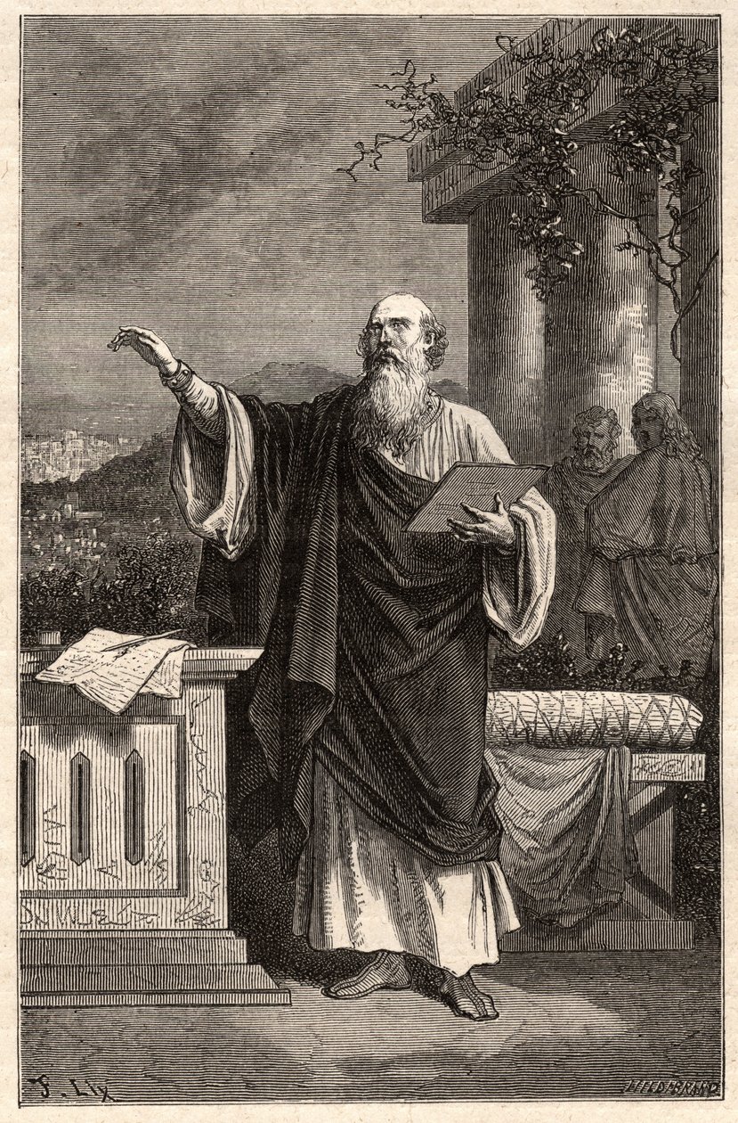 Santo Irineu de Lyon (Santo Irineu de Lugdunum) (130-202) - de Unknown artist