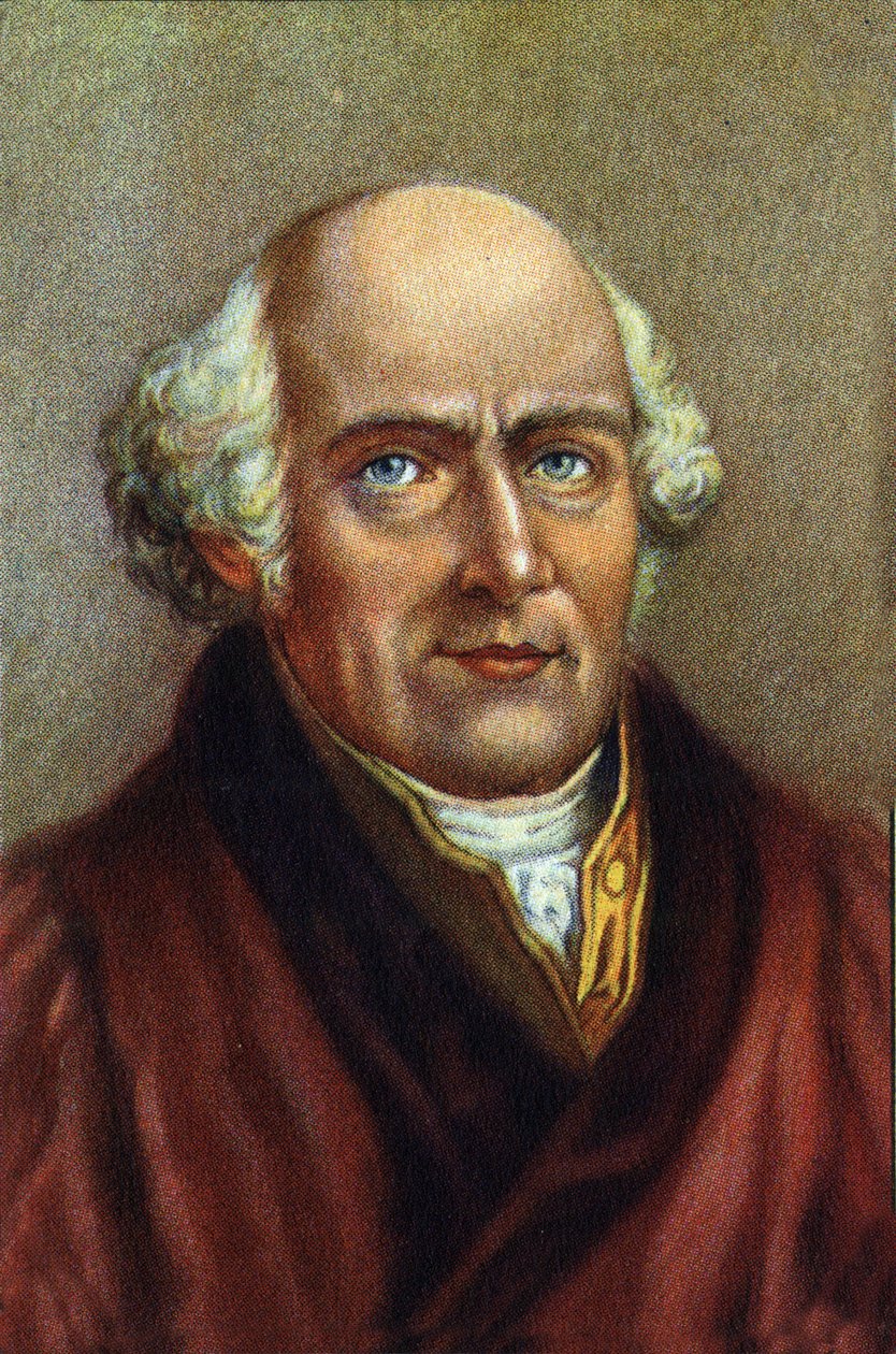 Samuel Hahnemann, pai da homeopatia. de Unknown Artist