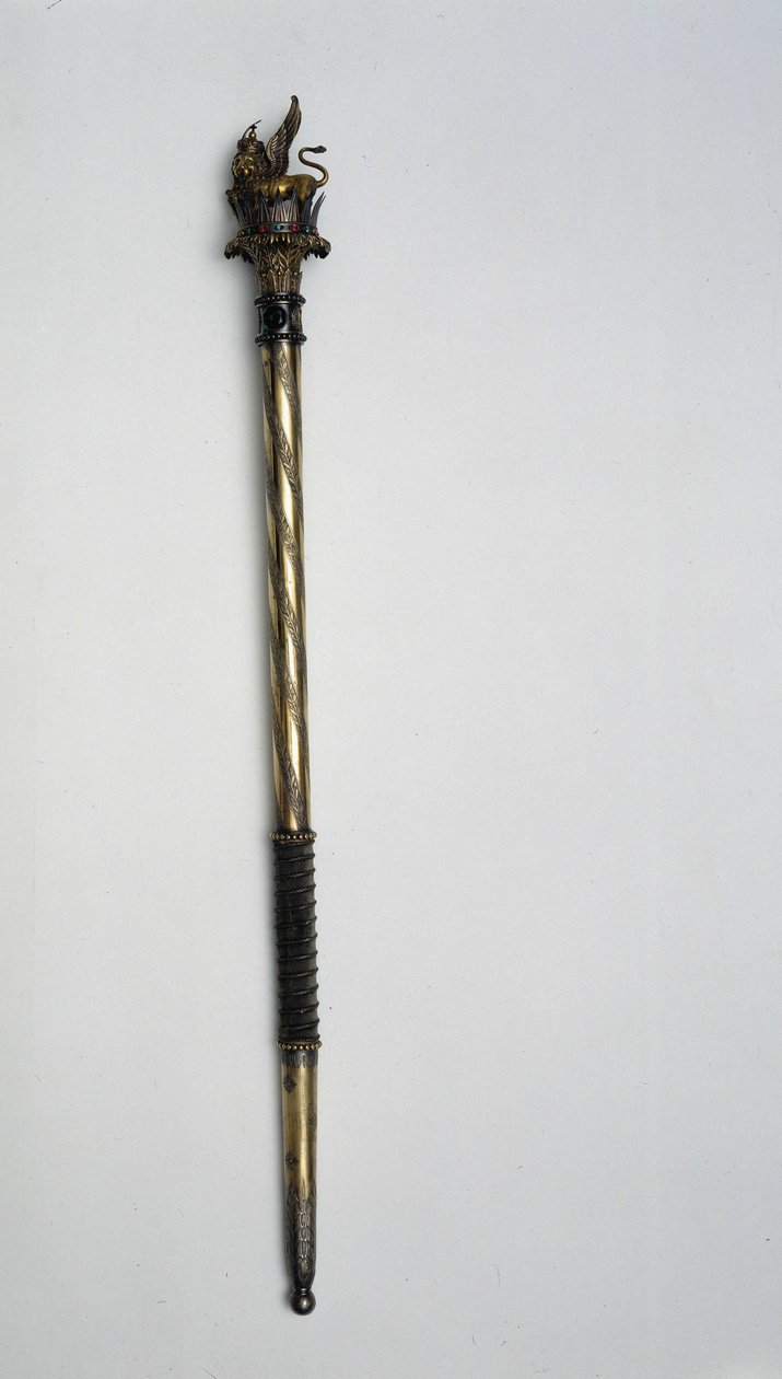 Ceptro de Napoleão Bonaparte (1769 - 1821). Museu Risorgimento. Milão de Unknown artist