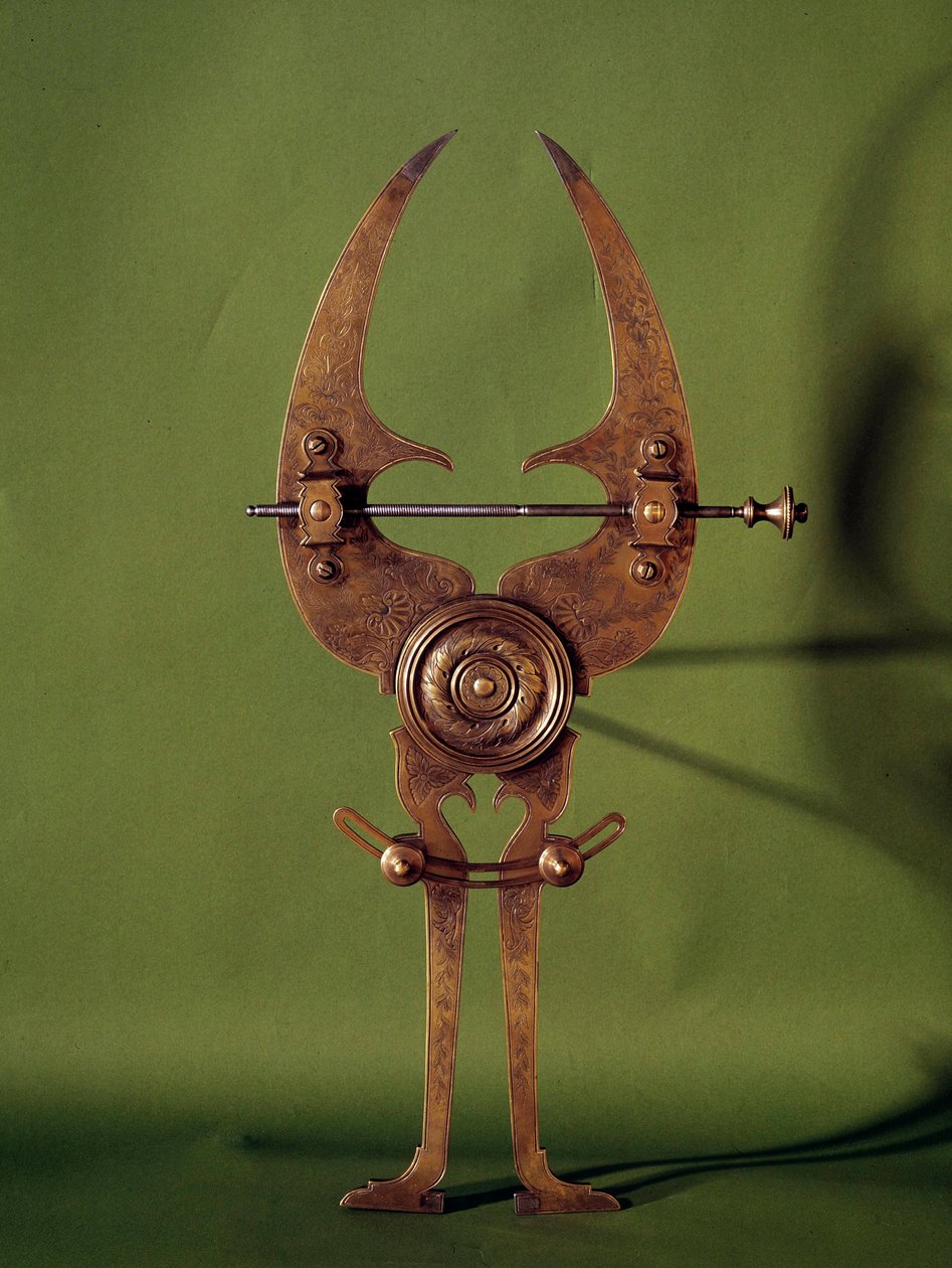 Instrumento de medição científica: uma compas. do século XVI. Artes Decorativas, Paris de Unknown artist