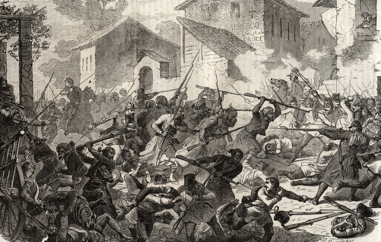 Segunda Guerra da Independência Italiana Batalha de Turbigo, 3 de junho de Unknown artist