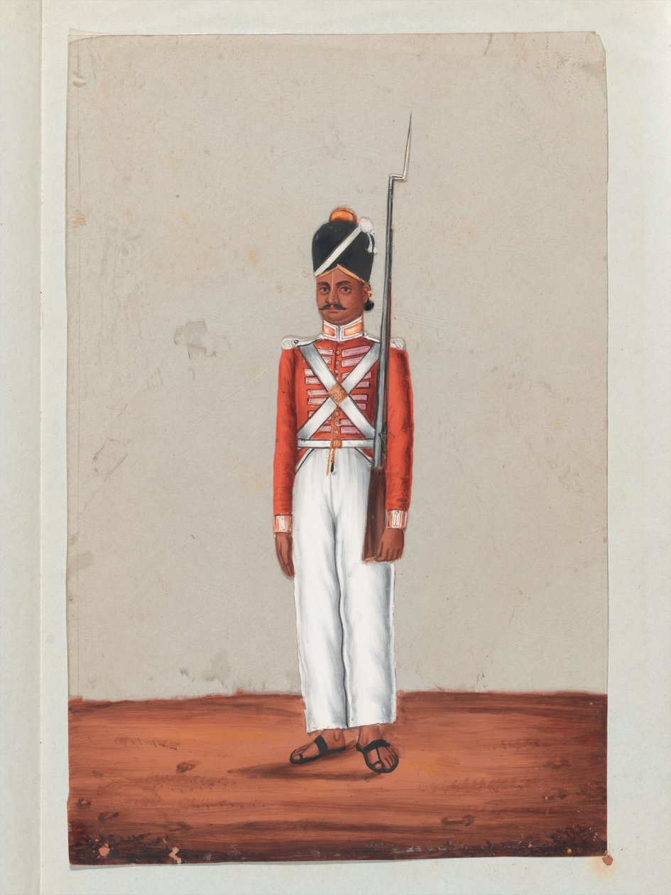 Sepoy, Exército de Madras de Unknown artist
