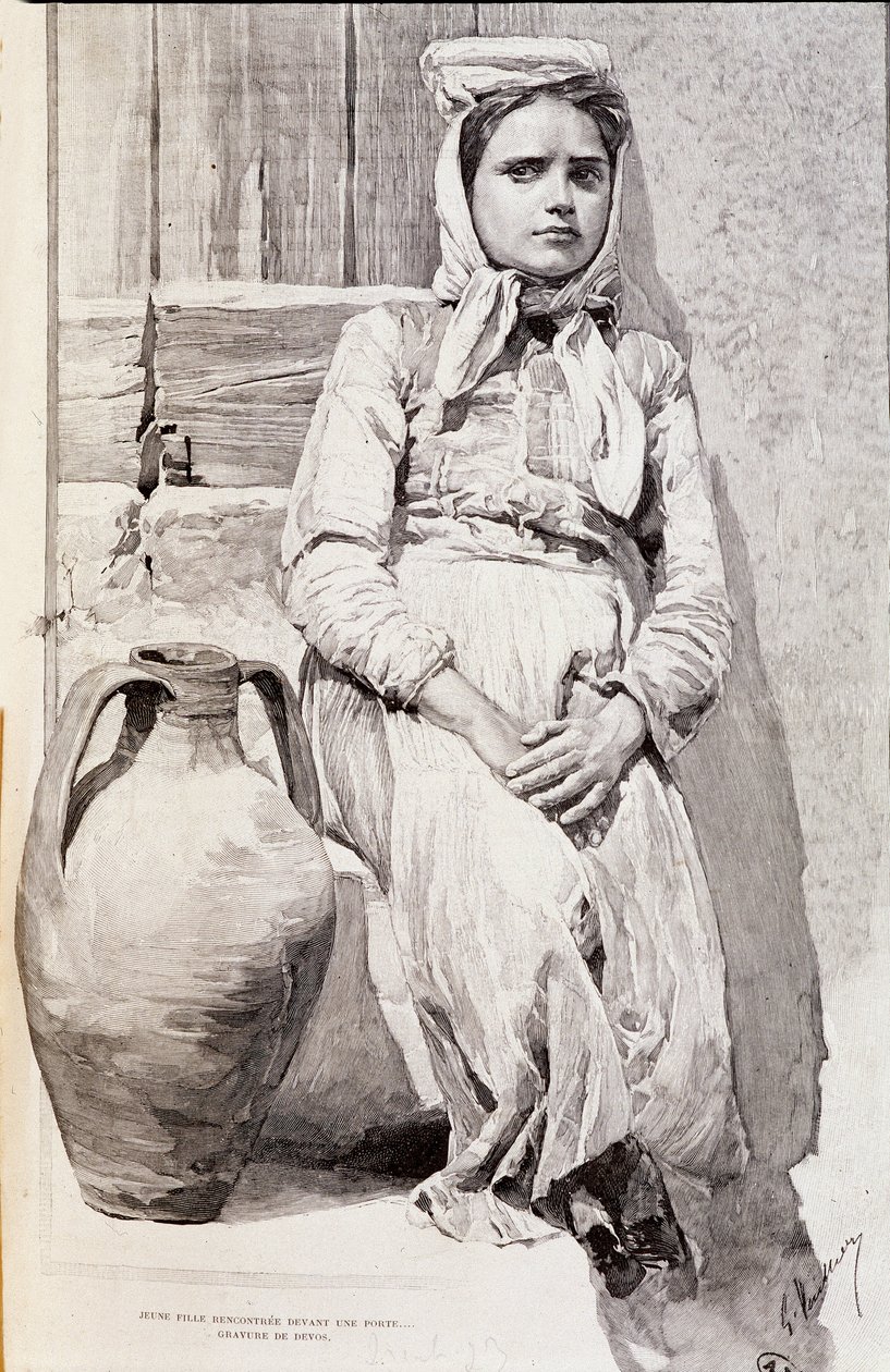 menina siciliana de Unknown artist