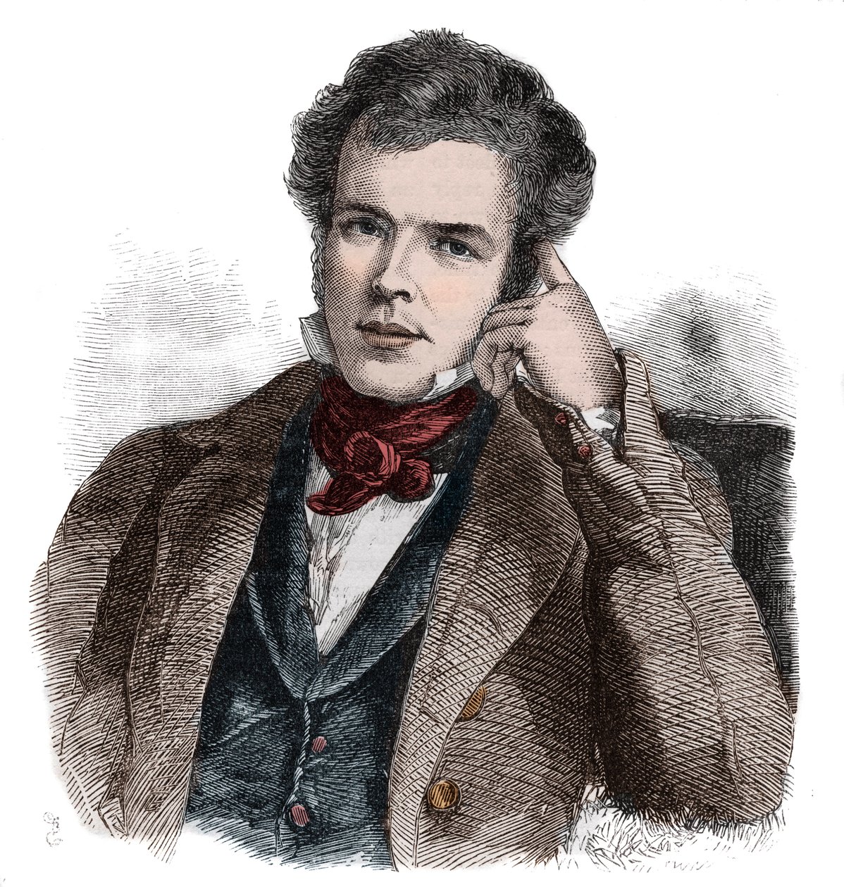 Sir William Webb Follett (1796-1845) Advogado e político inglês de Unknown artist