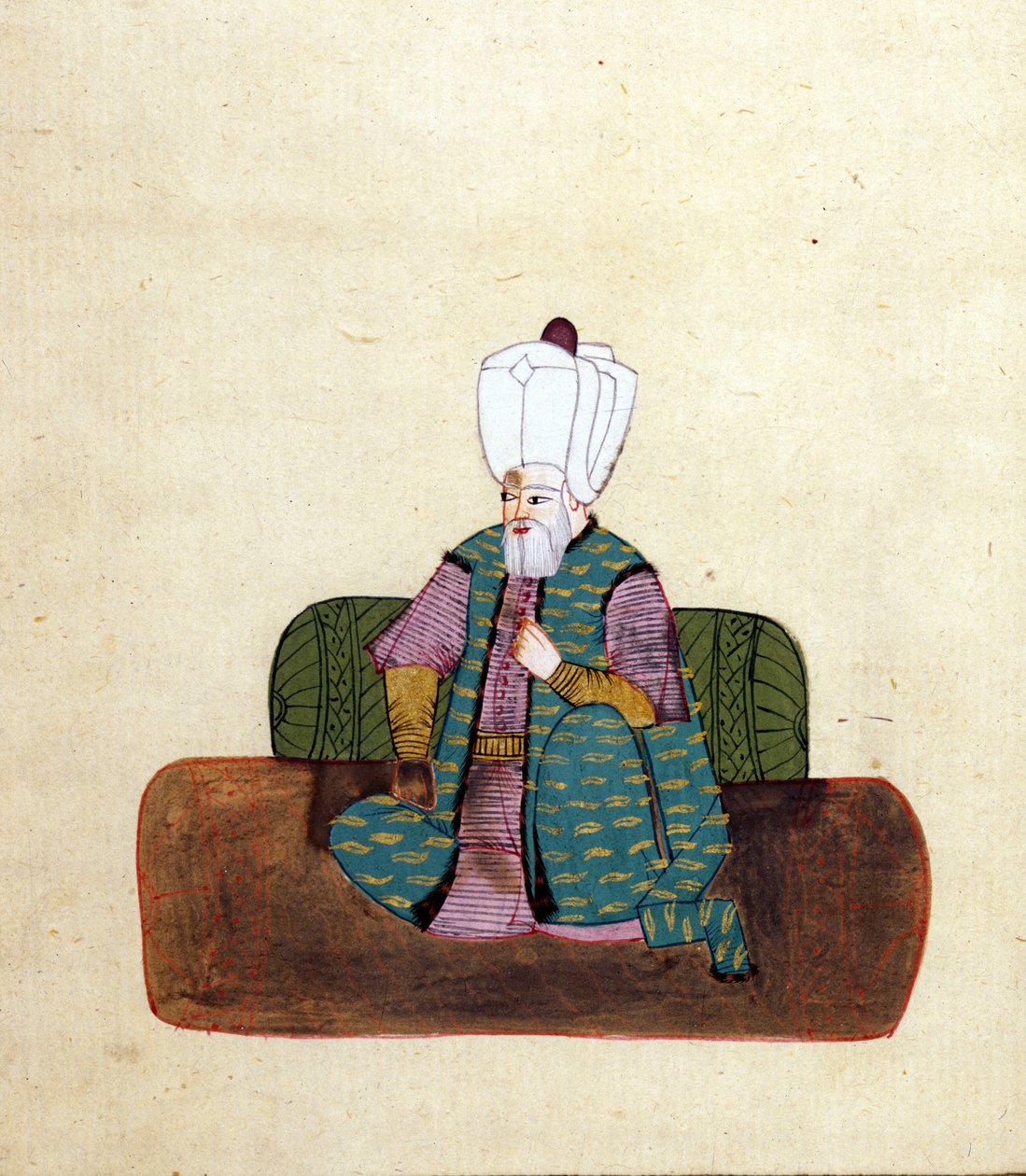 Soliman I o Magnífico (1494 ou 95-1566), sultão otomano de 1520 - Museo Correr, Veneza de Unknown artist
