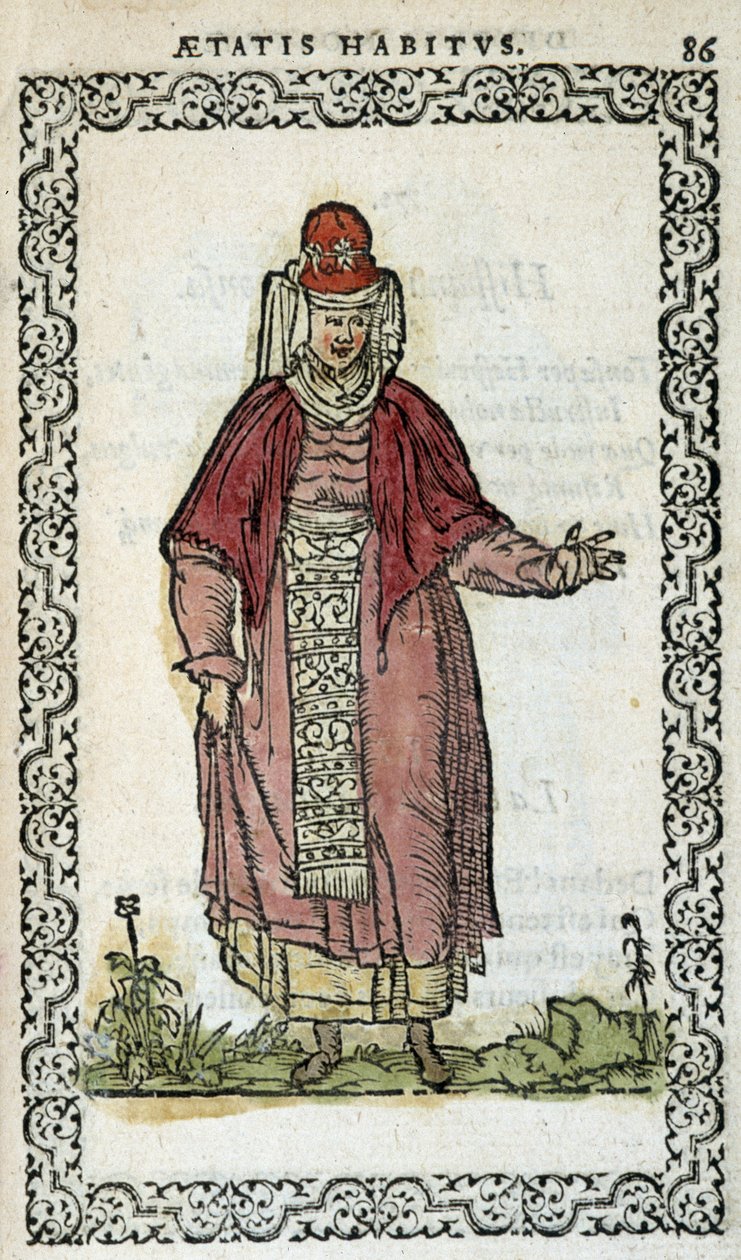 Spanish Woman - in "Habits et effigies" de Jean Sulperius de Unknown artist