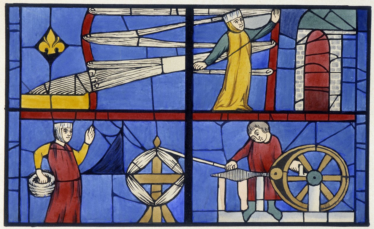 Simile de um vitral da Cathedrale d