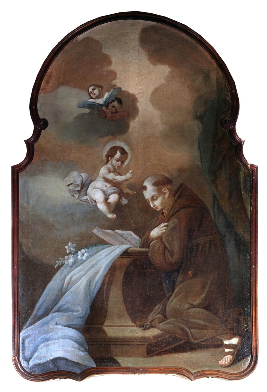 Santo Antônio de Pádua (San Antonio di Padova) - Mosteiro da Anunciada de Menton de Unknown artist