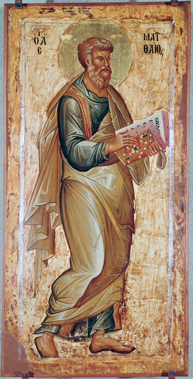 São Mateus, o evangelista (ícone do século XIII) de Unknown artist