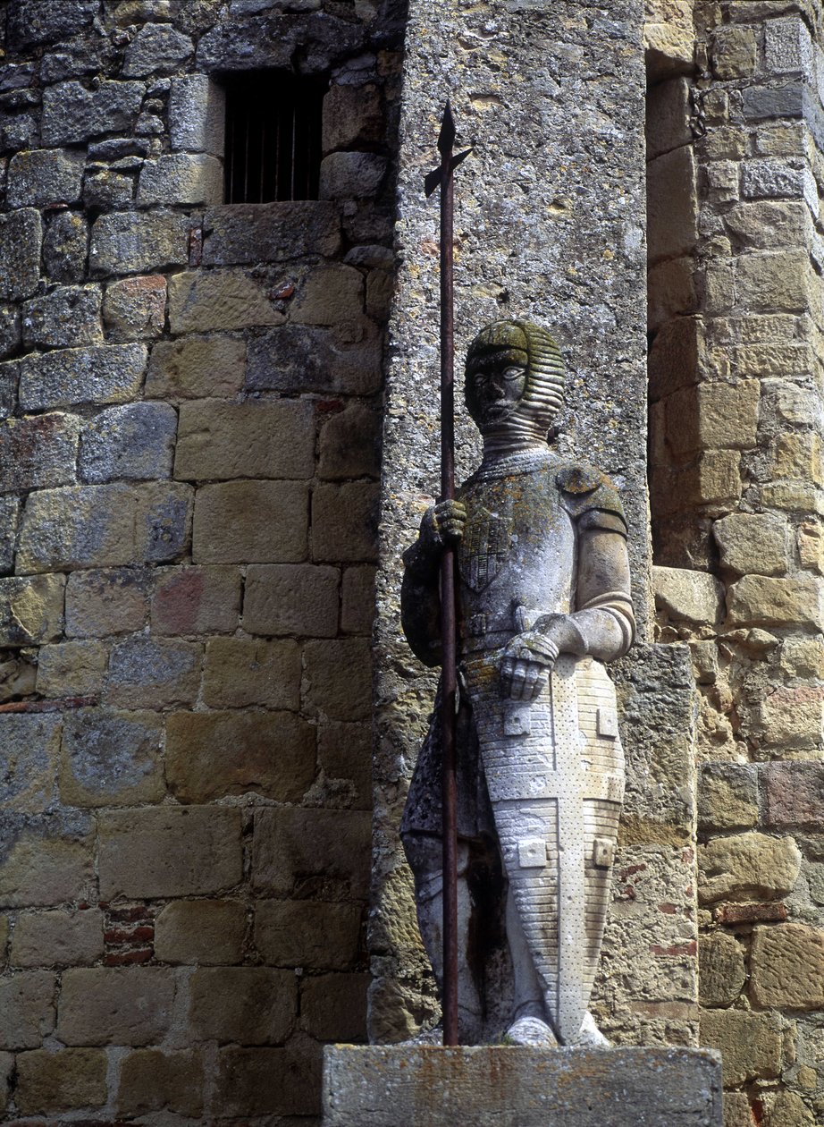 Estátua de um guerreiro cátaro na porta de Avignonet, em Lauragais (31). de Unknown artist