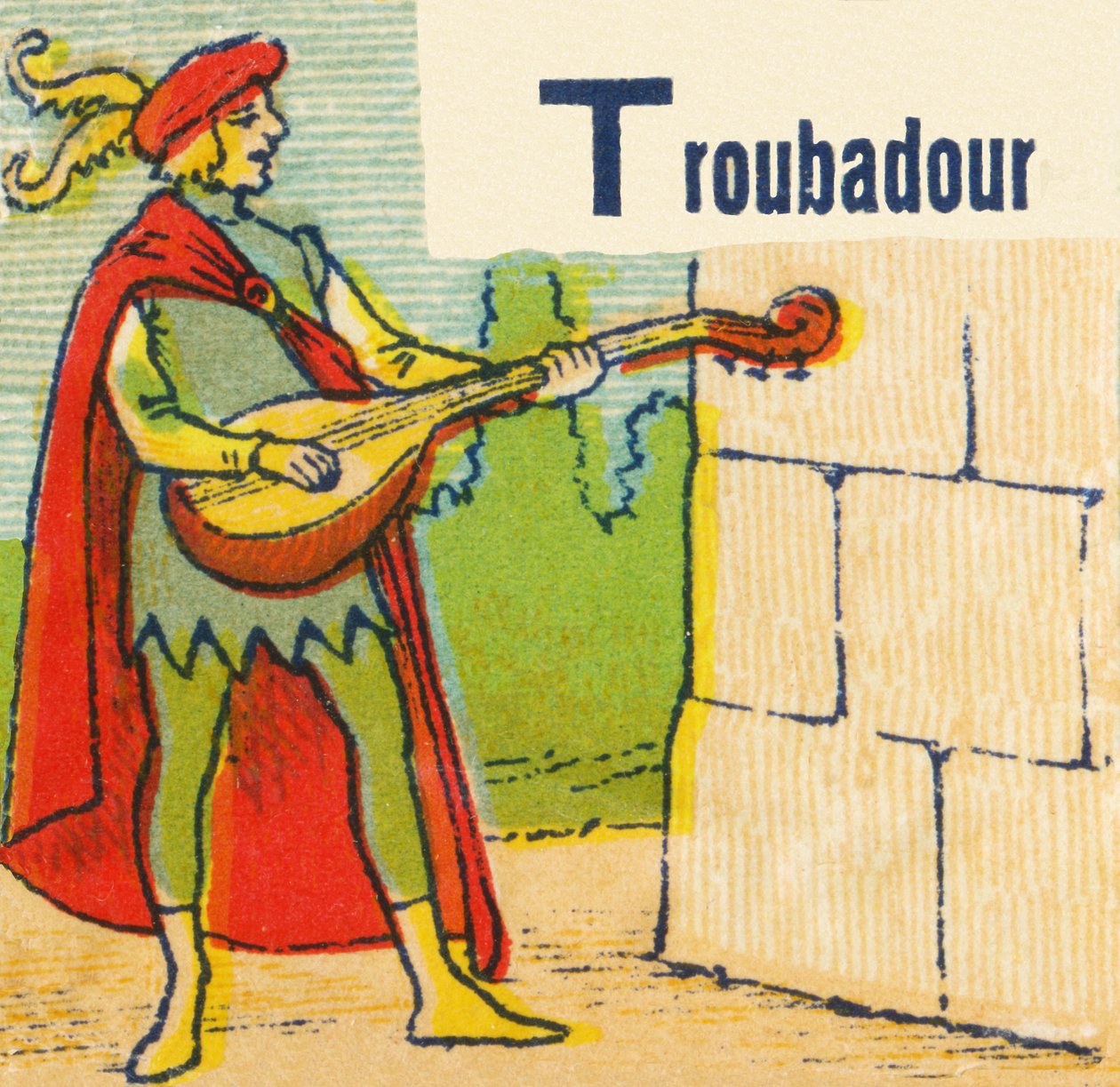 T as Troubadour de Unknown artist
