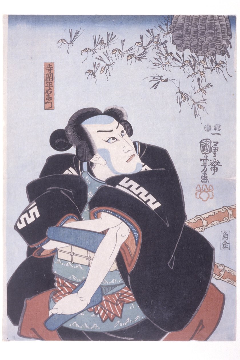 Teraoka Heiuemon (xilogravura) de Unknown artist