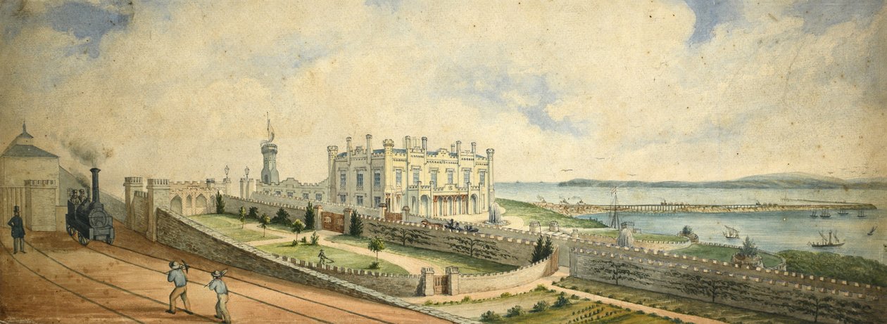 Terminal da linha Severn e Wye em Lydney de Unknown artist