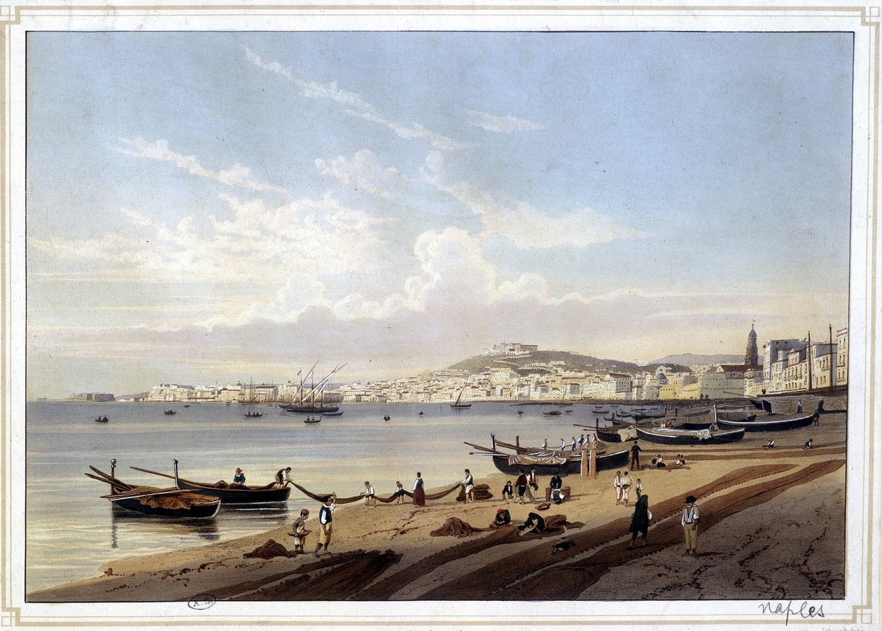 A Baía de Nápoles de Unknown artist