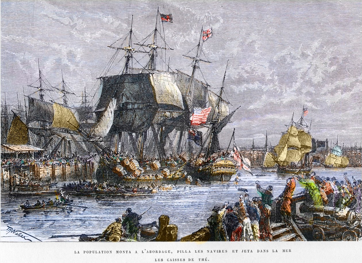 The Boston Tea Party, 16 de dezembro de Unknown artist