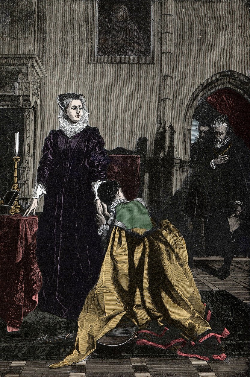 O Livro da Morte para Mary Stuart (Rainha da Escócia) de Unknown artist