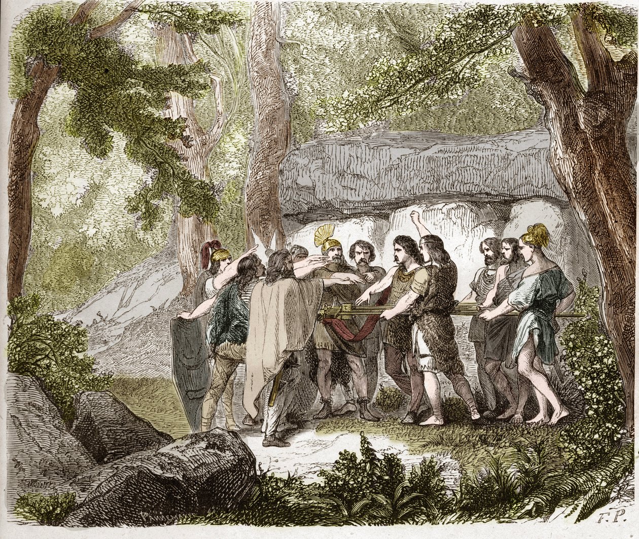 O gaulês e os gauleses: O Juramento dos Gauleses. de Unknown artist