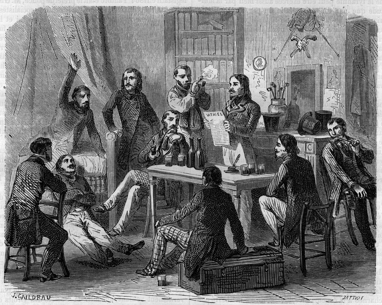 A Sociedade dos Direitos Humanos (SDH) em 1832. de Unknown artist