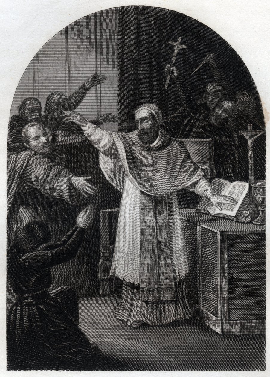 A Companhia Jesuíta, o "voeu de Montmartre" feito em 15 de agosto de Unknown artist