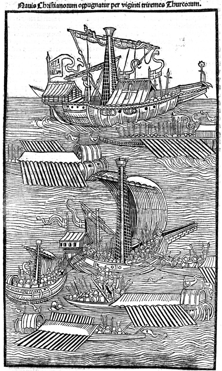 Os Cavaleiros de Rodes de Unknown artist