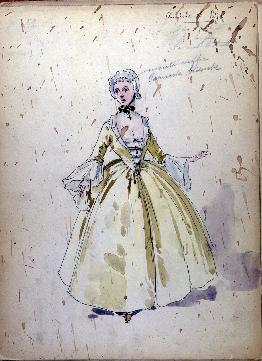 A Dama de Espadas: Ópera composta em 1890 por Piotr ou Petr Ilyich Tchaikovsky (ou Tchaikowsky de Unknown artist